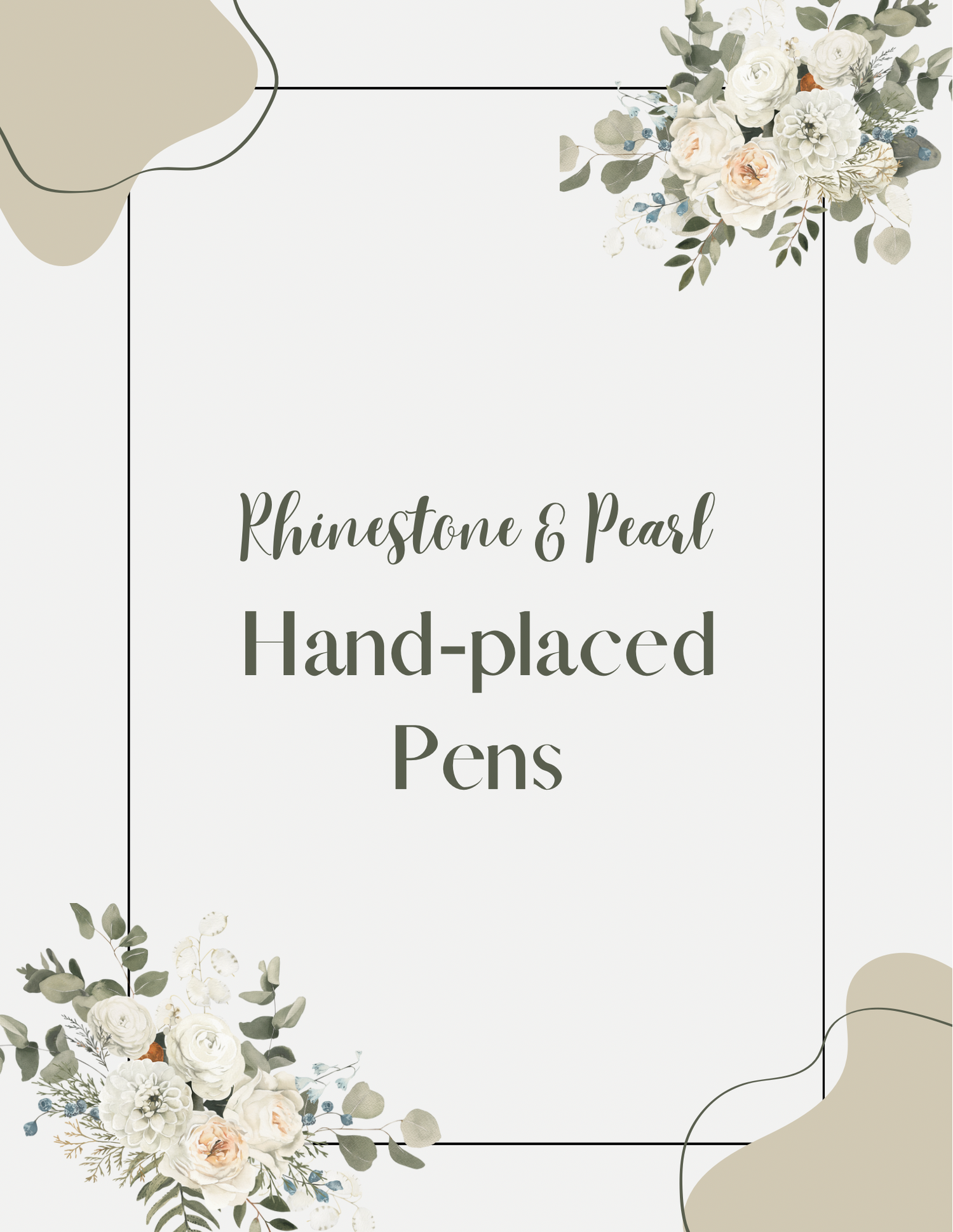 Rhinestone Pens